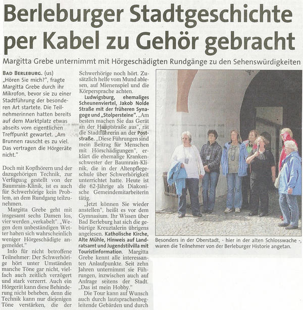 Berleburger Stadtgeschichte per Kabel zu Geh&ouml;r gebracht