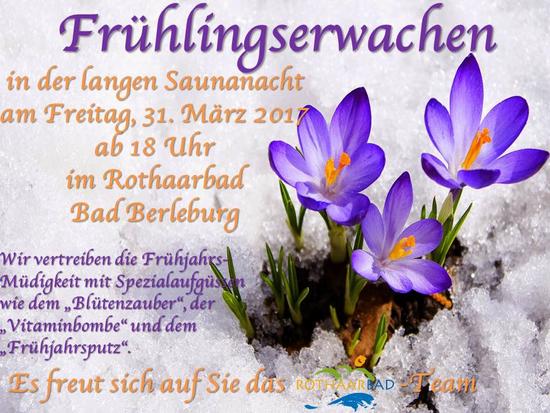 Bild vergr&ouml;&szlig;ern: Lange Saunanacht M&auml;rz 2017