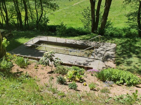 Bild vergr&ouml;&szlig;ern: Wassertretbecken am Bortlingsbach
