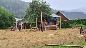 Bild vergr&ouml;&szlig;ern: Ferienspiele - Rauml&auml;nder Baulager 1