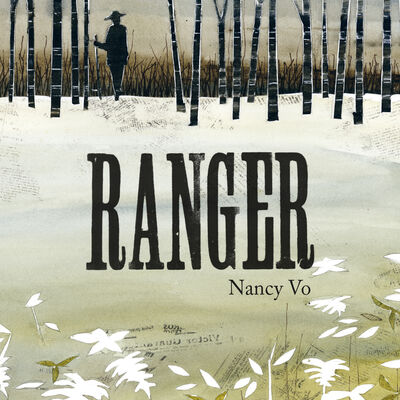 Bild vergr&ouml;&szlig;ern: Zu sehen ist das Cover des Buches "Ranger". Oberhalb des Titels und der Autorin ist ein Wald und eine Person mit Hut zu sehen.