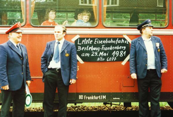 Bild vergrößern: 70. Letzter Zug  1981