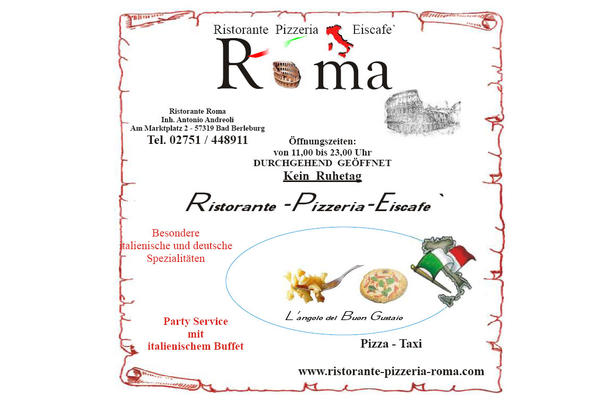 Bild vergr&ouml;&szlig;ern: Ristorante-Pizzeria-Eiscafe Roma